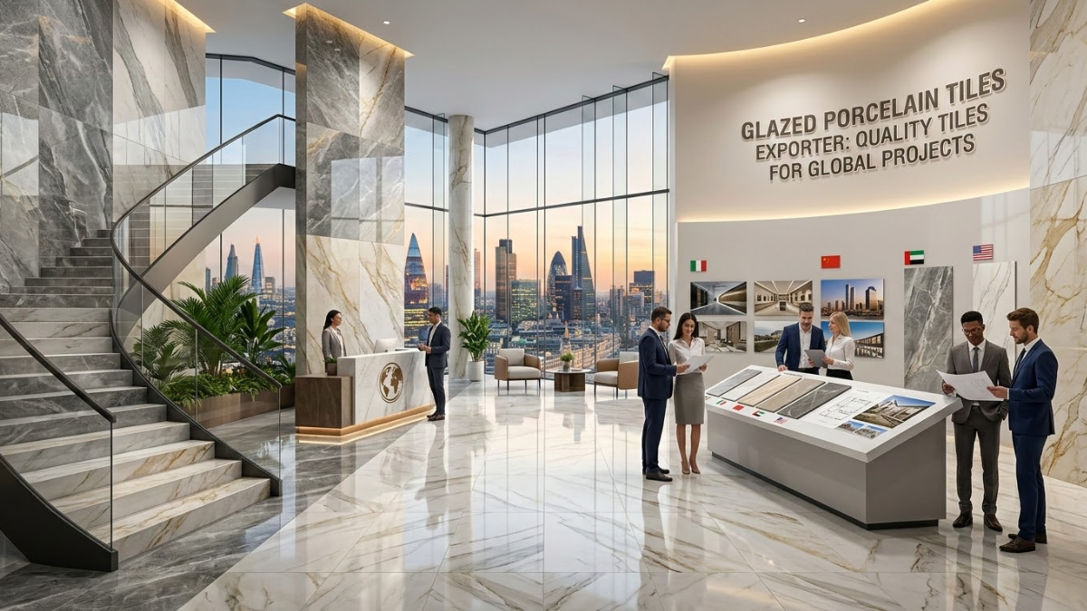 Glazed Porcelain Tiles Exporter India